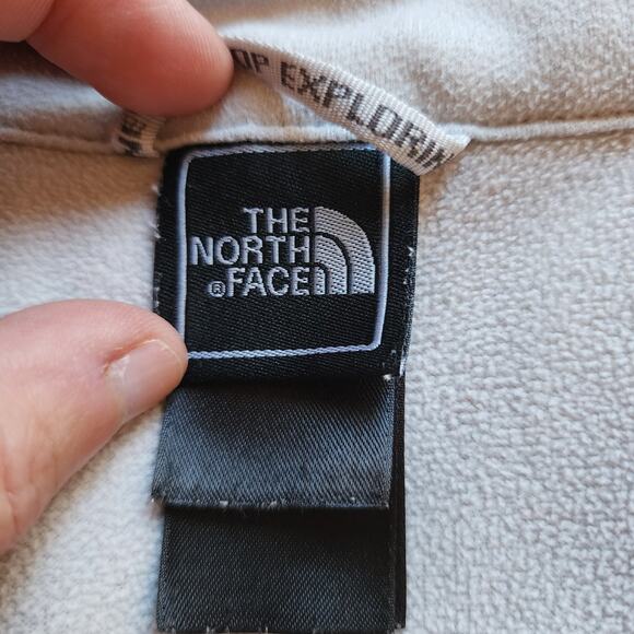 The North Face Windwall Fleece Vest Full Zip Cream Pockets Womens Size Small? - Picture 9 of 9